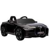 Mașină electrică pentru copii 3-8 ani cu licență BMW cu telecomandă, claxon și faruri, 115x67x45cm negru-roșu-albastru deschis HOMCOM | Aosom Romania