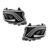Faruri Full LED Mercedes Sprinter W907 W910 Halogen (2019-2027) Negru