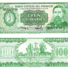 Paraguay 100 Guaranies 1952 P-198a UNC