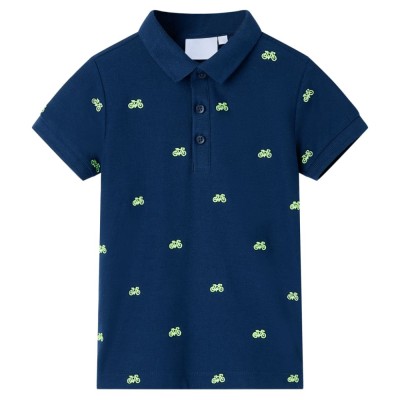 Tricou polo pentru copii, bleumarin, 140 12163 foto