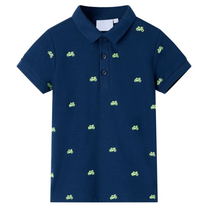 Tricou polo pentru copii, bleumarin, 140 12163