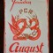 PM318N Material de propagandă comunistă, Trăiască 23 August și cu stema PCR