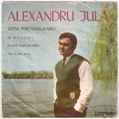 Vinyl Alexandru Jula &amp;lrm;&amp;ndash; Soția Prietenului Meu foto