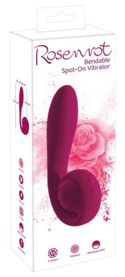 Vibrator Bendable Spot-on de la Rosenrot cu cap flexibil pentru stimularea foto