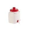 Bidon din plastic cu robinet, 15 litri, 26x23x42 cm, JollyMag, ICS5035