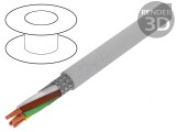 Cablu ecranat BiT LiYCY 5x0,75mm2 cu tresă de cupru cositorit