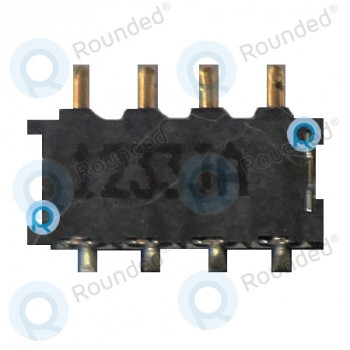 Conector baterie HTC Desire X T328e, piesa de schimb neagra 1233JA foto