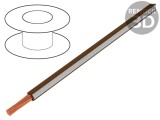 Cablu X07V-K litat Cu 2,5mm2 PVC maro-alb, 450V, 750V, Ecranat
