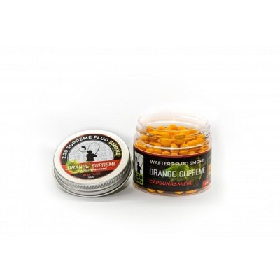 Wafter 220Baits Supreme Fluo 6 mm portocaliu Miere &amp;amp; Capsuna foto