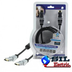 Cablu profesional HDMI 1.4 19pin Tata SWIV Tata 1.5M,HQ foto