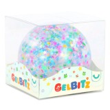 Jucarie antistres - Minge sclipici Gelbitz - mai multe modele | Keycraft