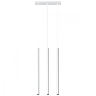 Lampă suspendată PASTELO 3 alb, Sollux Lighting foto