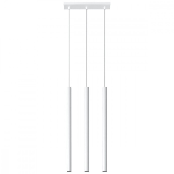 Lampă suspendată PASTELO 3 alb, Sollux Lighting