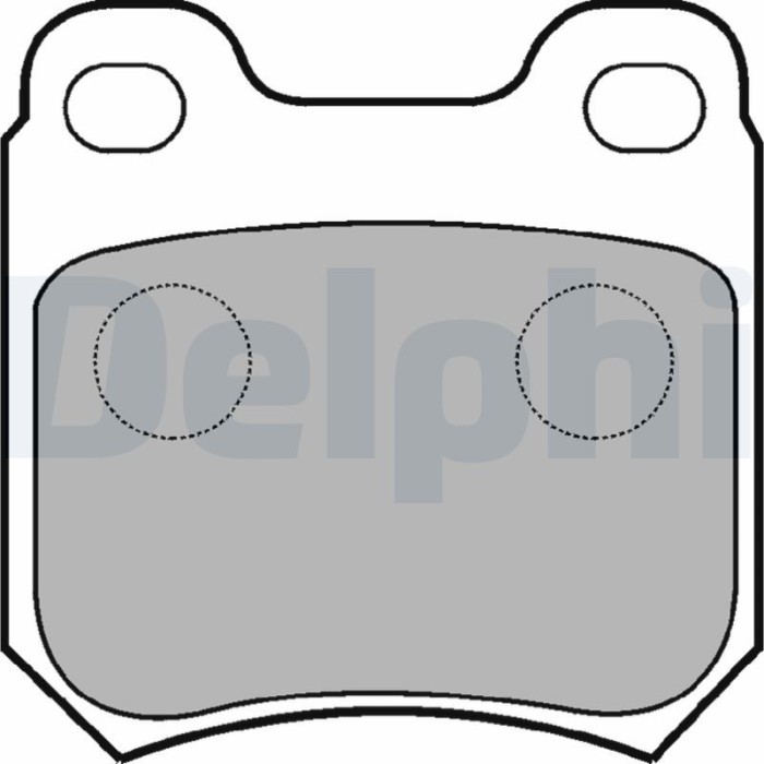 DELPHI LP590 set placute frana,frana disc