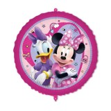 Balon Folie Minnie Mouse 46cm - Figurina Aniversare Copii, Băț Inclus - Anagram Amscan