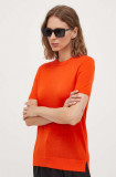 BOSS pulover de l&acirc;nă femei, culoarea portocaliu, light 50492857