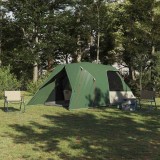 vidaXL Cort cu dome cu acoperiș cu depozitare Verde 455 x 252 x 178 cm 42001020