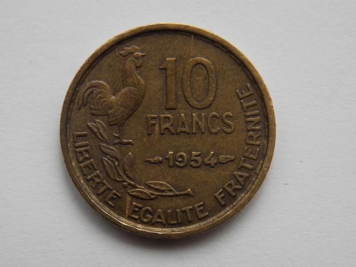 10 FRANCS 1954 FRANTA