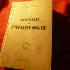 Ion Zamfirescu - Breviar de Psihologie 1947 Socec , 360 pag