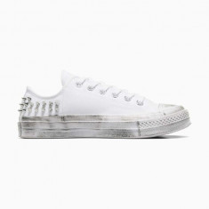 Converse tenisi Chuck 70 femei, culoarea alb, A07208C