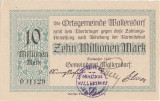 1923 (Septembrie), 10.000.000 Mark (Keller 5438a.2) - (Germania) - aUNC