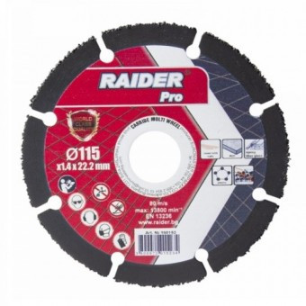 Disc taiere multi-suprafata Raider 115x22.2mm foto