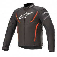 Geaca textil moto Alpinestars T-Jaws V3 Wp, negru/fluo/rosu, marime M