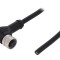 Conector M12 mamă 5 pini IP67