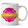 Cana alba personalizata Pentru O Sora Extraordinara, INOVATIX&reg;. 330ml, Oem