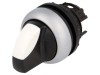 Comutator Rotativ 22mm Alb-Negru 2 Pzi