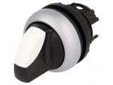 Comutator Rotativ 22mm Alb-Negru 2 Pzi