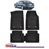 Covorase Auto TeamCar&reg; Tip Tavita Compatibile BMW Seria 7 E65/E66 (2001&ndash;2008) Negru Material Rezistent, Cauciuc