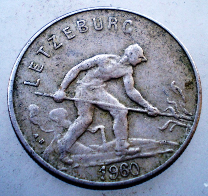 2.134 LUXEMBURG LUXEMBOURG 1 FRANC 1960