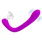 Fun Toys-Alex Lilac Vibrator si Aspirator Clitorial-Silicon, 12