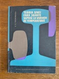 Teoria sinei fara joante supuse la variatii de temperatura - C. C. Teodorescu, 1965 , CFR / R4P3S
