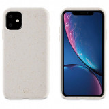 Husa Biodegradabila Muvit pentru Apple iPhone 11, Bambootek ECO, Alba(Cotton)