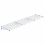 Cumpara ieftin Copertina de usa, gri si transparent, 358,5x90 cm, policarbonat