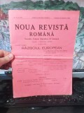 Noua Revistă Rom&acirc;nă, 14 septembrie 1914, nr. 9, vol. XVI, Războiul European; C. Rădulescu Motru, Emil Staicu, Wilhelm Wundt, The Outlook, Cipolla, 226