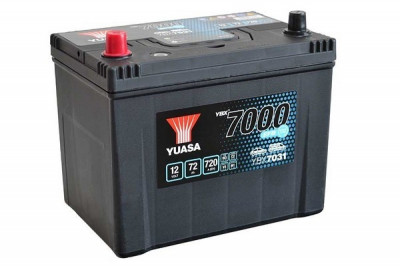 Baterie Yuasa 12V 72AH/720A YBX7000 EFB Start Stop Plus (L+ terminal subțire (vehicule japoneze)) 260x173x225 B00 (EFB/pornire) foto