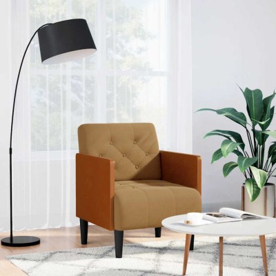 Gossi canapea scaun cu cotiere maro 55 cm catifea foto