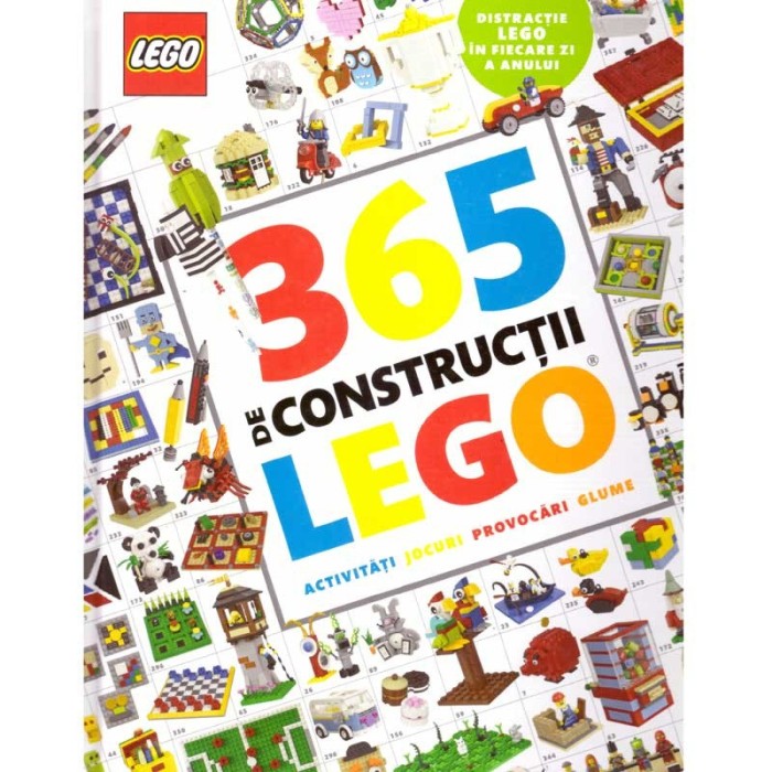 Simon Hugo - 365 de constructii lego. Activitati. Jocuri. Provocari.