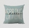 Fata de perna decorativa SaraTremo Hello Spring 45x45 cm, 100% poliester, decor casa, living, dormitor