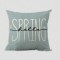 Fata de perna decorativa , zHello Spring, , 45x45 cm, 100% poliester