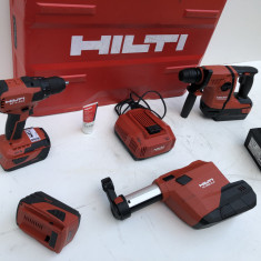 Set Ciocan Rotopercurator Hilti TE 6-A36 si Hilti SF 4-A22 Fabricatie 2022