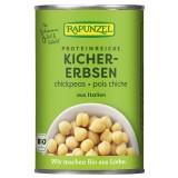 Naut la conserva Eco Rapunzel bio, fara sare, fara aditivi, fara conservanti, gata de consum, vegan, fara gluten 400g