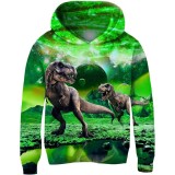 Tricou cu glugă 3D imprimate, unisex, oversize, pulover &ndash; 3XL