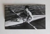 FOTO AUREL VERNESCU - CAMPION MONDIAL LA CAIAC 1963 SI 1966, Alb-Negru, Romania de la 1950, Sport