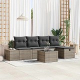 VidaXL Set de canapele pentru grădină 6 pcs Gri 55 x 62 x 69 cm 3360700