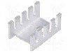 Radiator presat, aluminiu, 19.05mm x 13.21mm