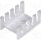 Radiator presat, aluminiu, 19.05mm x 13.21mm